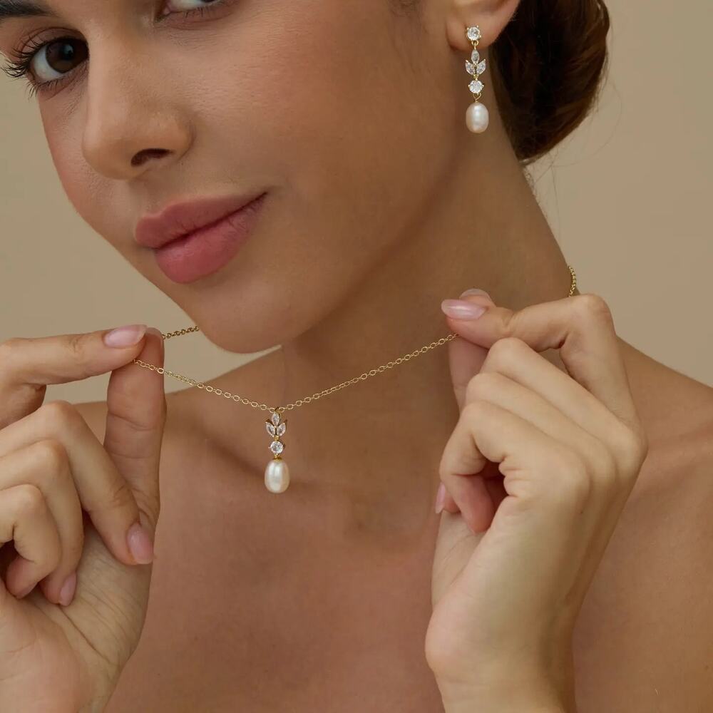 Freshwater Pearl Gold-Tone Necklace